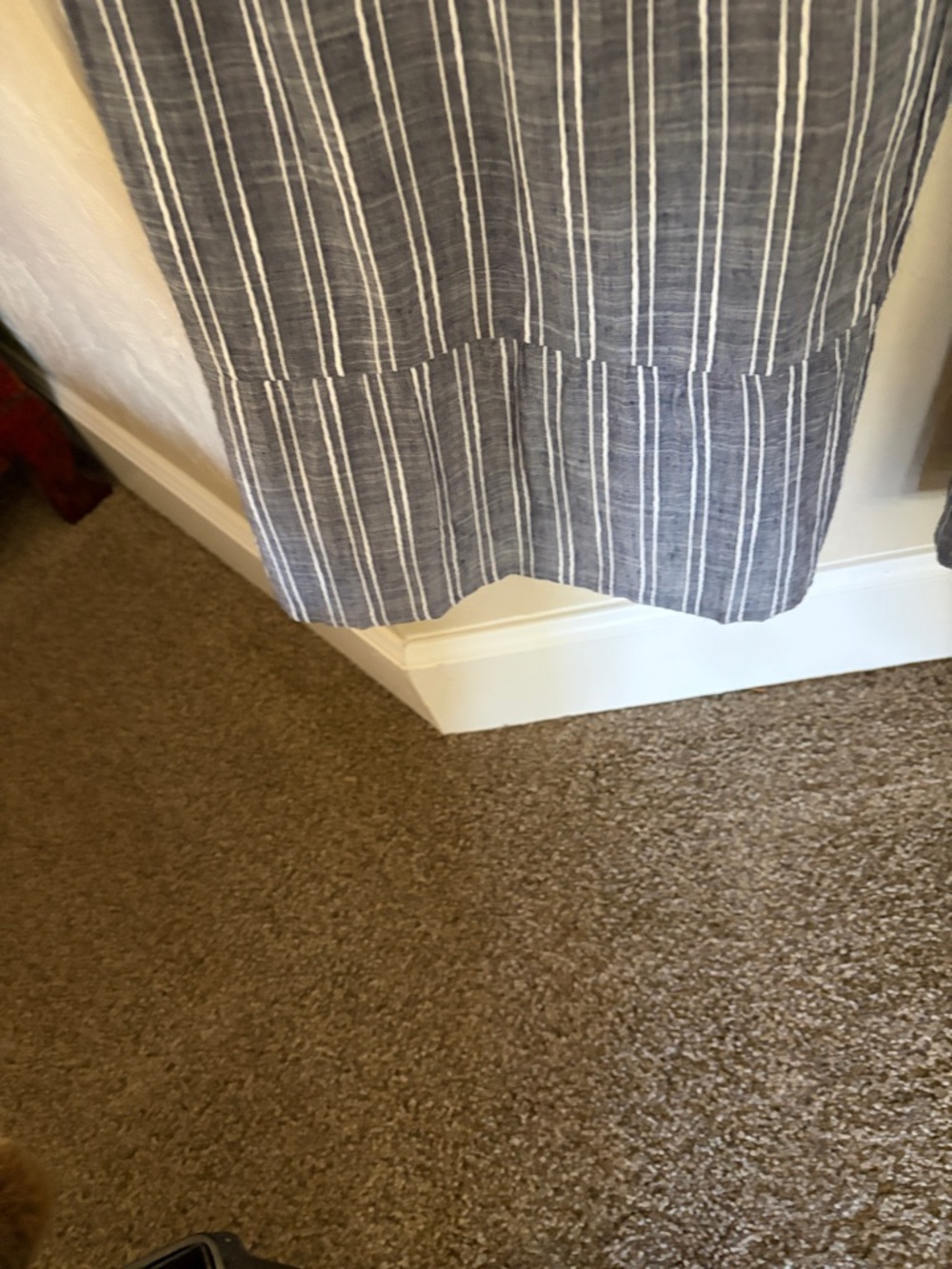 En Crème Striped Blue Tie-Shoulder Jumpsuit. Never Worn! NWOT! - Picture 11 of 11